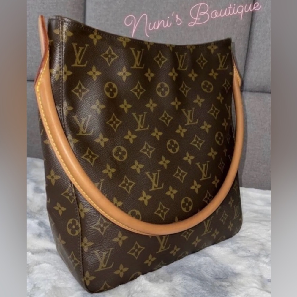 Louis Vuitton Monogram Brown Tan Shoulder Bag